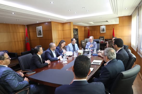 استقبال رئيس المنظمة المغربية لحقوق الإنسان